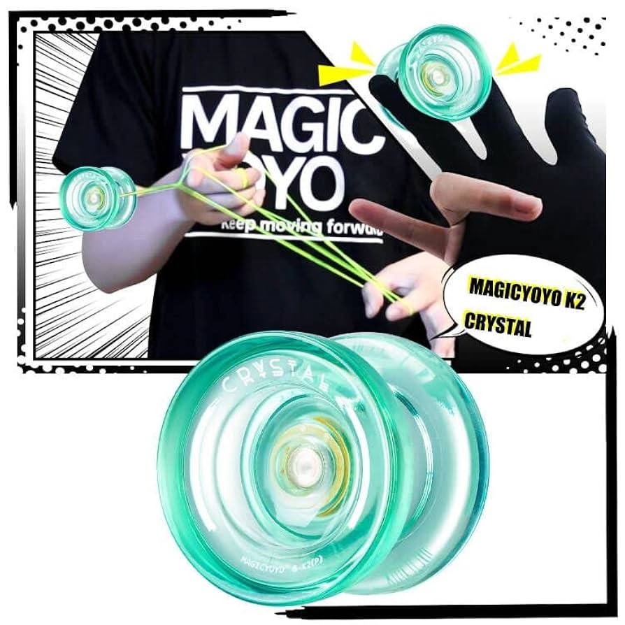 ベイ　ヨーヨー Amazon.com: MAGICYOYO Dual Purpose Yoyos - N11 Blue Splash